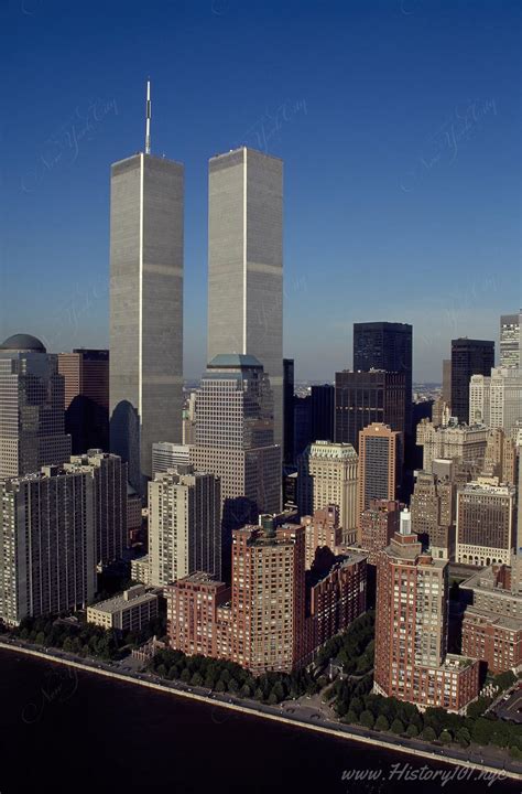 Twin Towers World Trade Center Nyc In 1980