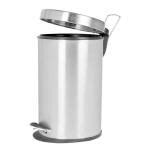 Buy K Saanvi Creations Silver Stainless Steel Pedal Dustbin L Online