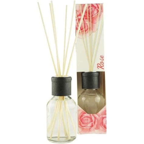 Diffuseur De Parfum Rose 100 Ml Avec Bâtonnets En Rotin En Bois