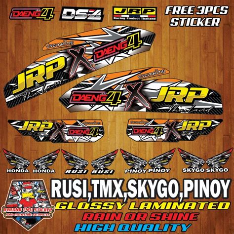 Rusi Tmx155 Skygo Pinoy Ds4 X Jrp Decals Laminated Shopee Philippines