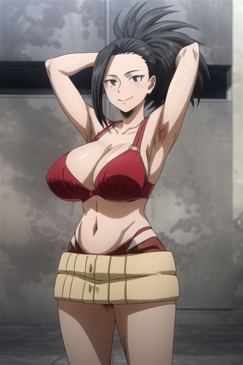 AI Art Momo Yaoyorozu My Hero Academia By Rafael Reyes PixAI