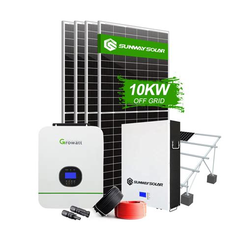 Panneau Solaire Kit Complet De La Chambre 5000W 6000W 8000W Hors Jeu D