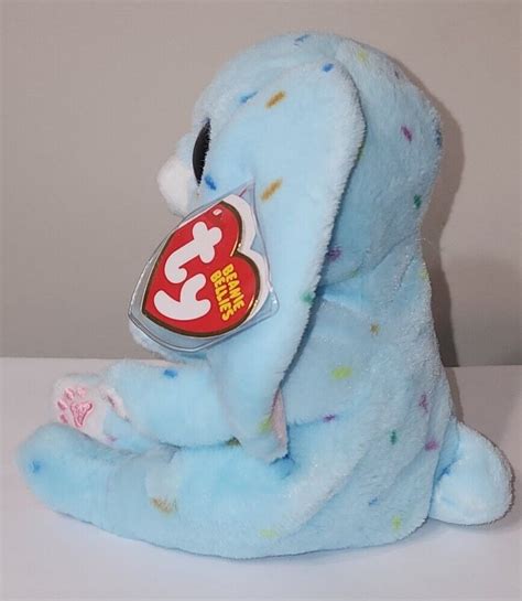 Ty Beanie Baby Bellies Peridot Bluford Hyacinth Easter Bunny