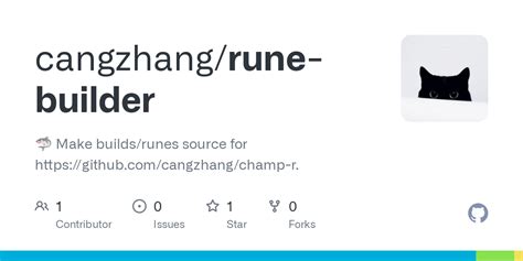 GitHub - cangzhang/rune-builder: 🦈 Make builds/runes source for https ...