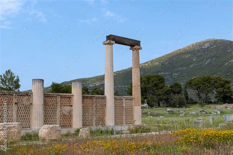 Archaeological site of ancient Epidaurus, Greece Stock Photo | Adobe Stock