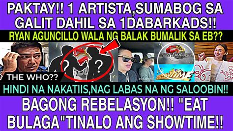 Paktay Artista Sumabog Sa Galit Dahil Sa Dabarkads Ryan Aguncillo