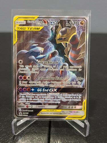 Mavin Pokemon Garchomp And Giratina GX SM193 Ultra Rare Full Art Card