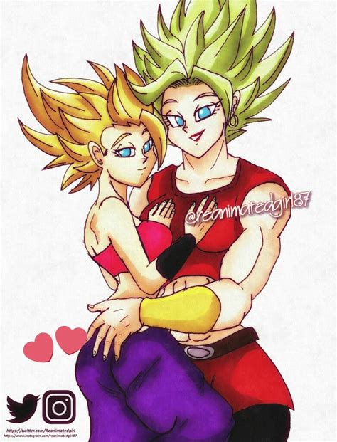 Caulifla And Kale Dragon Ball Art Dragon Ball Super Art Dragon Ball