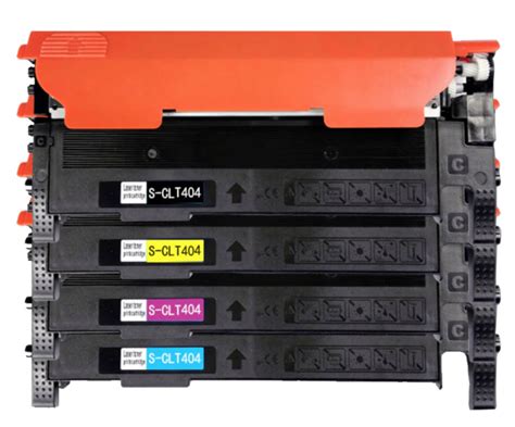 4 Toner Cartridge Compatible Samsung CLT K404S CLT C404S CLT M404S CLT