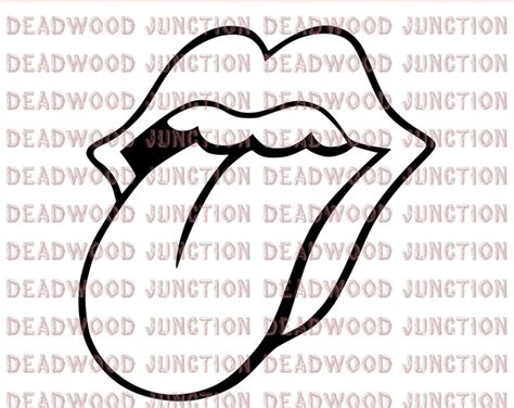 The Rolling Stones Lips Graphic Svg Png And  File Etsy