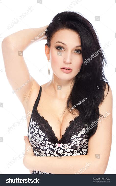Portrait Gorgeous Sexy Woman Dress Lingerie Stock Photo Shutterstock