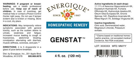 Genstat 4 Oz. By Energique | Austin Medical