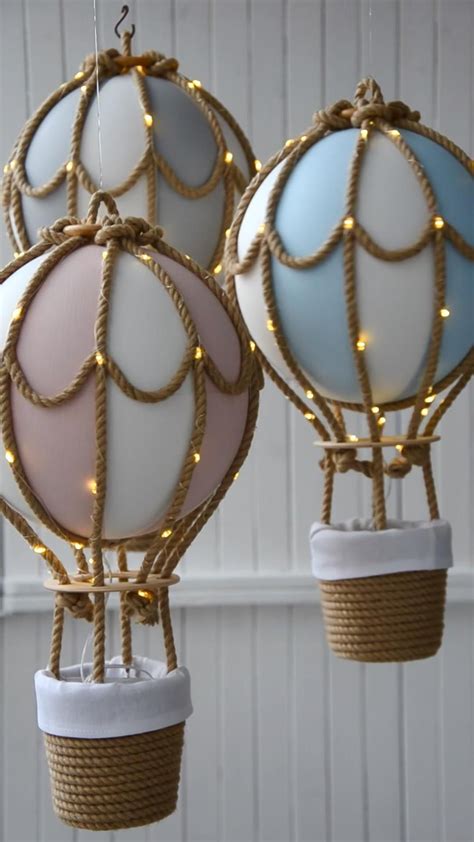 Night Ligh Hot Air Balloon Hot Air Balloon Lamp Air Balloon Etsy Artofit