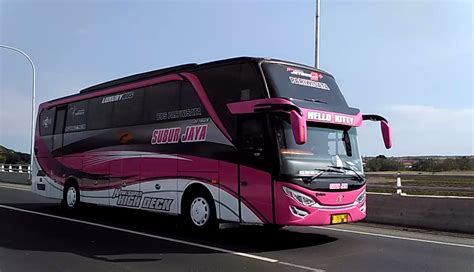 Unik Telolet Bis Subur Jaya New Shd Jetbus 2 Luxury Bus Adiputro