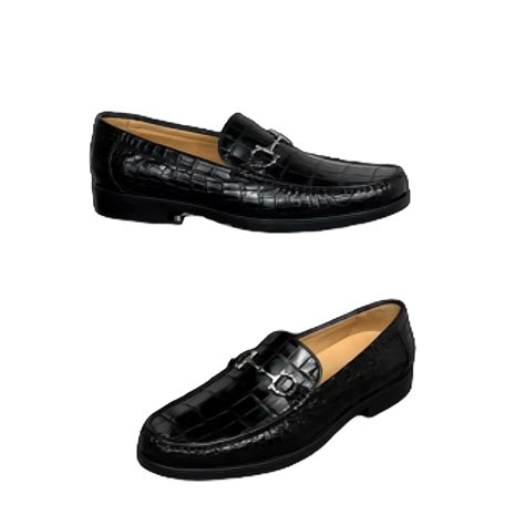 Men's Black Slip-on Shoes Genuine Leather Slip-on Casual Fashion Leath