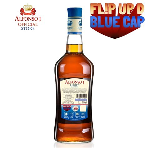 Alfonso Light 1 Liter Brandy With Blue Cap Promo Shopee Philippines