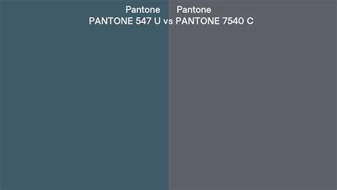 Pantone 547 U Vs Pantone 7540 C Side By Side Comparison