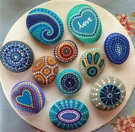 Pin En DIY Manualidades Con Piedras Mandalas Pintadas En Piedras