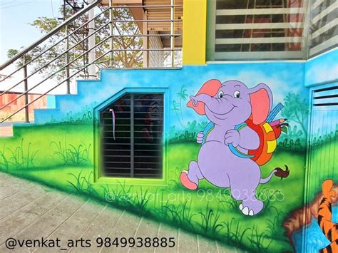 Pre School and Play School Wall Painting Idea's, Venkat Arts ...