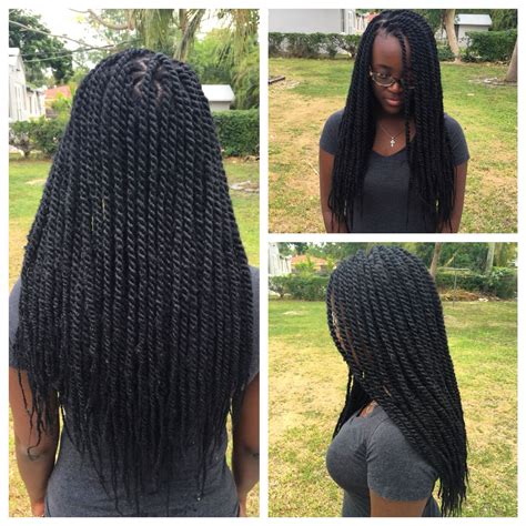 Medium Havana Twists I Like This Size Stylish Hair Senegalese Twist Hairstyles Twist