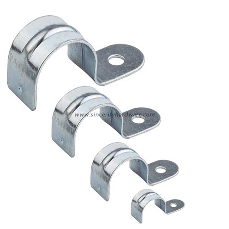 EMT One Hole Stainless Steel Galvanized Saddle Pipe Clamp From China