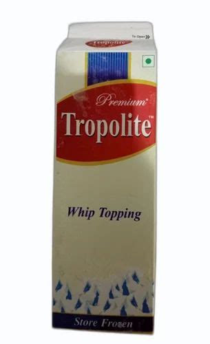 White Sweet Tropolite Premium Whip Topping Cream For Bakery Liquid At