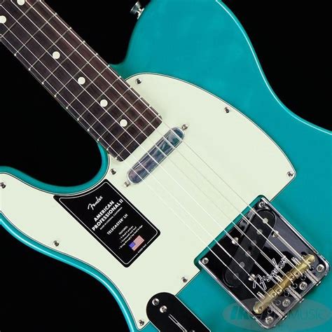 Fender Usa American Professional Ii Telecaster Left Hand Miami Blue