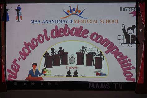 Inter School Debate Competition - MAMS - Maa Anandmayee Memorial School