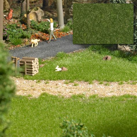 BUSCH 3473 Grass flocking, late summer