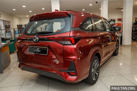 Perodua Alza Dilancar Mpv Tempat Duduk Generasi Kedua Asa