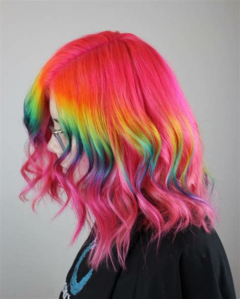 35 Neon Rainbow Hair Ideas Vibrant Vibes For Your Hair