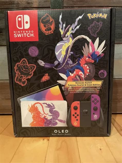 NEW NINTENDO SWITCH OLED Screen Pokemon Scarlet & Violet Edition ...