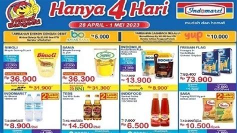 KATALOG Promo Indomaret Terbaru 1 5 Mei 2023 Belanja Hemat Awal Bulan