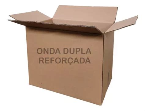 Caixas De Papel O Mudan A Onda Dupla X X Cm Refor Ada Mercadolivre