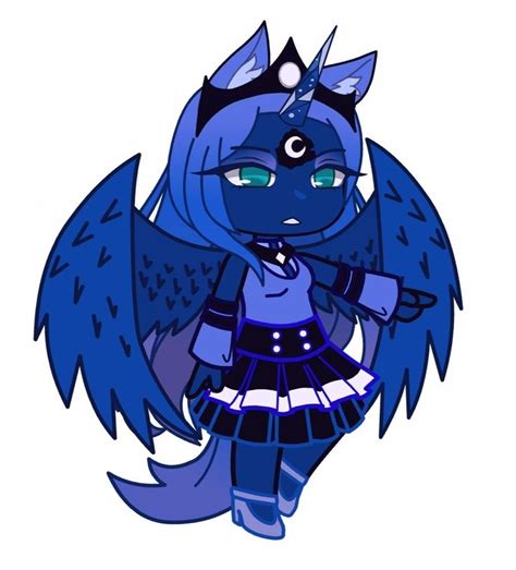 Princess Luna Human Gacha Club Mlp