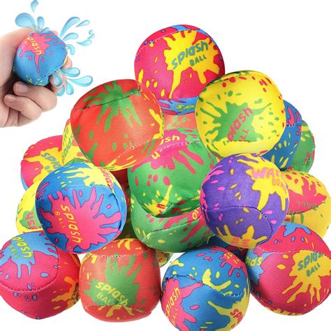 20 Pack Water Balls for Pool Reusable Swimming Pool Balls for Summer ...