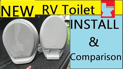 Rv Toilet Upgrade Install And Comparison Youtube