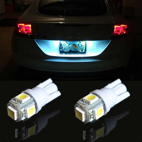 Pcs T Led W W V Car Light Bulb White K Smd Leds Side