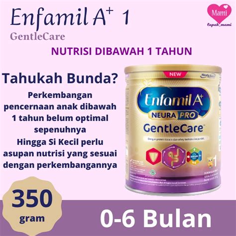 Jual Enfamil A Gentle Care Tahap 1 350g Susu Formula Anak Untuk