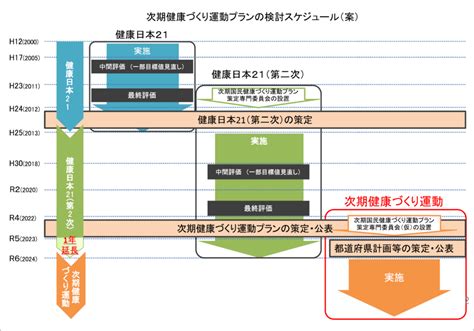 「健康日本21（第二次）」の期間を2023年度までに1年延長。ただし、達成目標は変更せず ニュース 保健指導リソースガイド