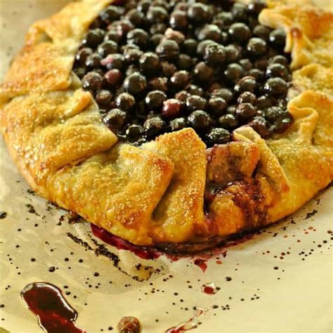 Rustic Blueberry Galette Loaves And Dishes