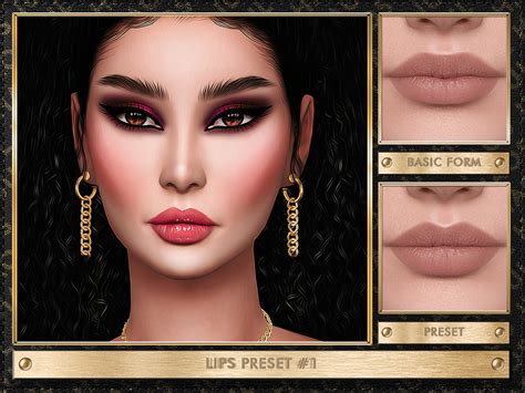 The Sims Resource LIPS PRESET 1