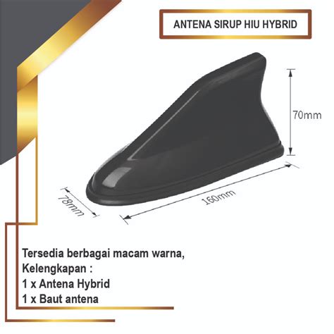 Jual ANTENA SIRIP HIU SHARK FIN HYBRID JS RACING HIGH QUALITY Shopee