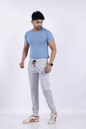 Solid Men Light Grey Cotton Lower Regular Fit At Rs Piece In