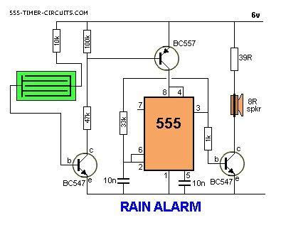 Circuit Diagram Of Rain Alarm System