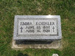 Emma Margaret Hildman Koehler 1882 1928 Mémorial Find a Grave