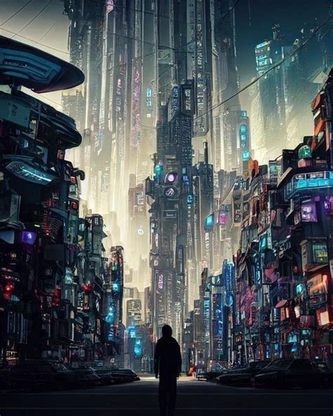 Pin by Suna Manti on Blade runner art | Cyberpunk city, Futuristic city ...