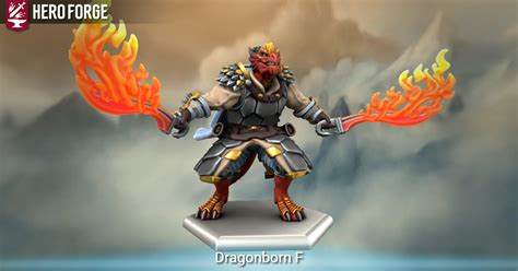 Dragonborn F Made With Hero Forge