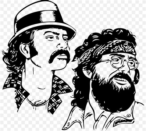 Cheech And Chong Drawing Art Film Producer Png 800x738px Cheech Chong