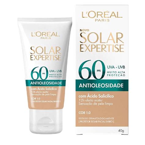 Protetor Solar Loreal Expertise 60fps Clara Antioleosidade Toque Seco